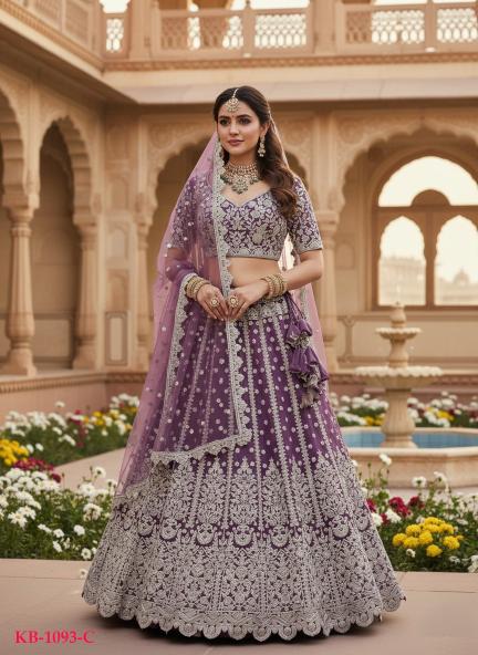 Kb Super Hit 1093 Butterfly Net Designer lehengha choli wholesale in Hyderabad